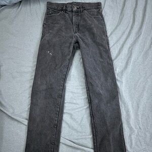 L.L. Bean Men's Charcoal Straight Jeans